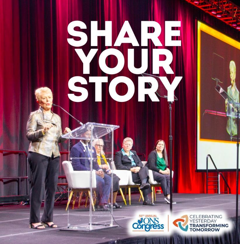CCONS614's tweet photo. Have a great story about oncology nursing? Share it today for your chance to tell it at opening at the 50th Annual ONS Congress.

Submit your story by September 19 to be considered. 
Learn more and share your story now at https://t.co/vcyfs7lrpQ https://t.co/3K020yBgUs