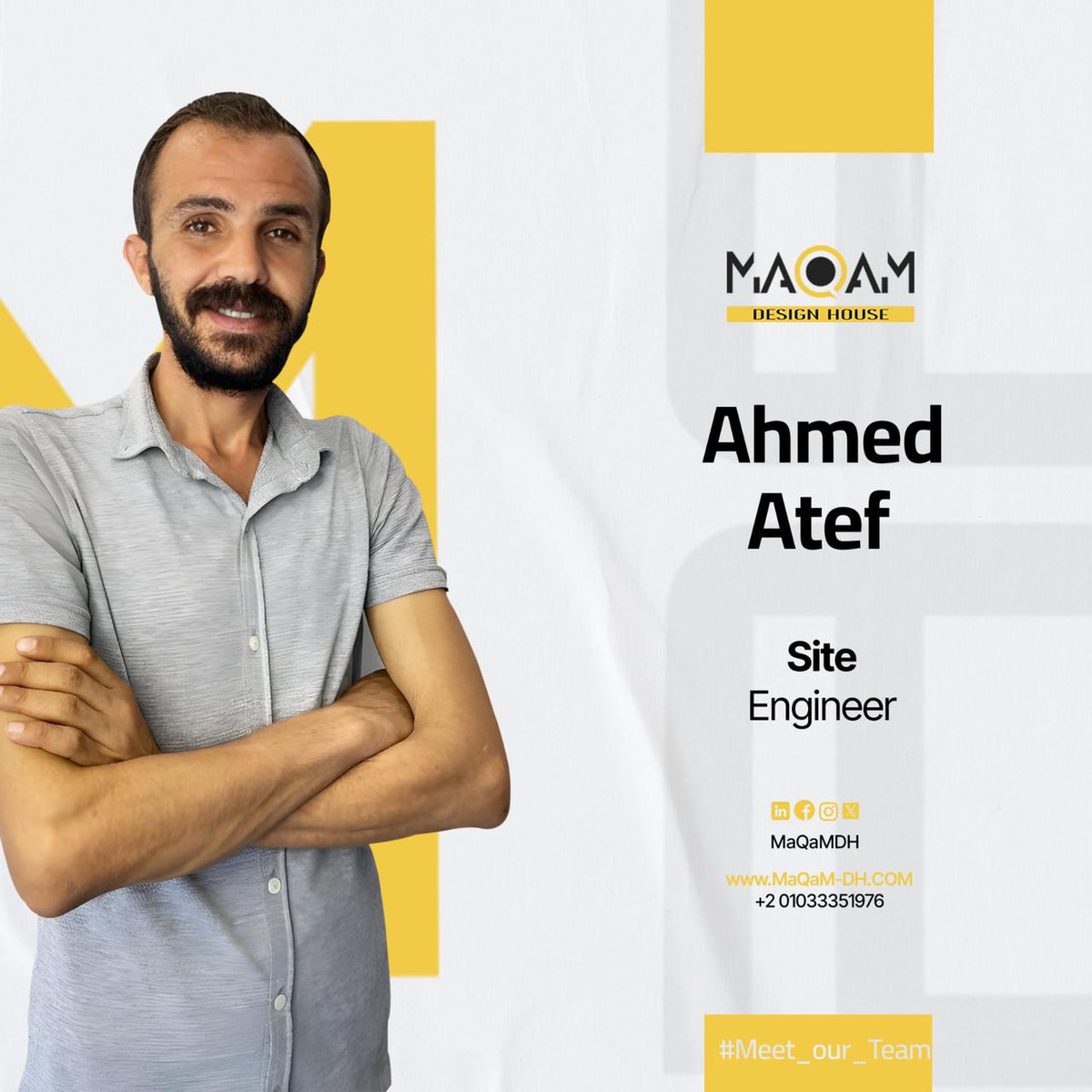 MaQaMDH's tweet photo. The team that turns every Designs into reality in your hands! 👏💫
We are proud to introduce the technical office and site engineers team at MDH.

#MaQaM_Design_House
#where_spaces_come_alive
#interiordesign
#Architecture 
#MaQaM_team https://t.co/AzqbJLrRu4