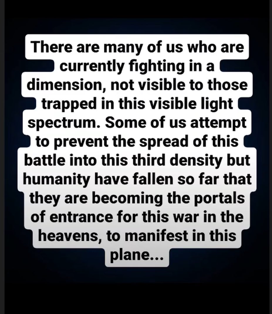 nikkinoelle7's tweet image. Don’t let illusive fleeting temporary earthly “tests” distract you from what you actually came here to do…

Don’t be a “portal” to manifest the #fallenworld 

Please wake up there is a #spiritualbattle happening all around us in our skies 247! #ufox