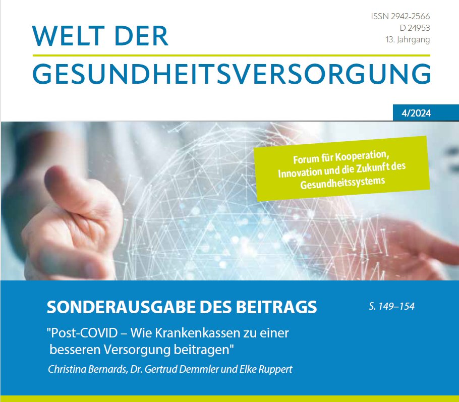 SBK Siemens-Betriebskrankenkasse (@siemens_bkk) on Twitter photo Menschen, die unter #PostCovid oder #MECFS leiden, finden kaum Versorgungsangebote. Wir haben uns gefragt: Wie können wir betroffene Versicherte dennoch unterstützen? Unsere Antwort findet ihr in diesem Artikel von <a href="/chbernards/">Christina Bernards</a>, <a href="/DemmlerGertrud/">Gertrud Demmler</a> und <a href="/RuppertElke/">Elke Ruppert</a>.
👇 Menschen, die unter #PostCovid oder #MECFS leiden, finden kaum Versorgungsangebote. Wir haben uns gefragt: Wie können wir betroffene Versicherte dennoch unterstützen? Unsere Antwort findet ihr in diesem Artikel von <a href="/chbernards/">Christina Bernards</a>, <a href="/DemmlerGertrud/">Gertrud Demmler</a> und <a href="/RuppertElke/">Elke Ruppert</a>.
👇