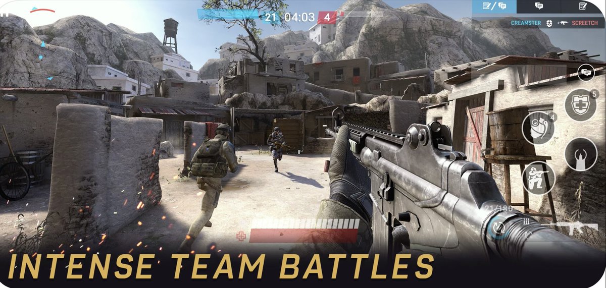 HashD's tweet photo. Team battles looks fun in Warface Go, looking forward to running around with the #zargates fam
#pvp #warfacego https://t.co/bCmO3VeXPu