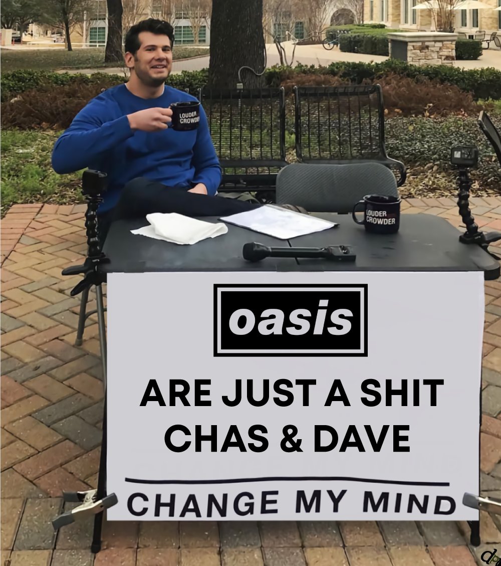 bennyskillz's tweet image. Just saying..... #Oasis