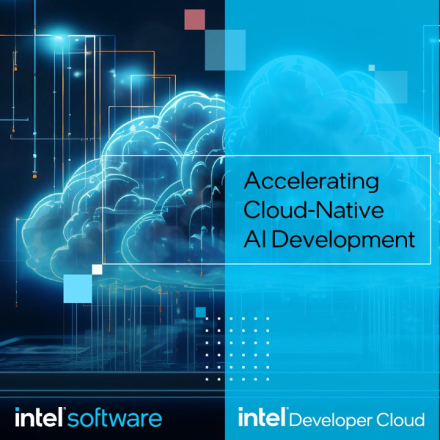 JohnJGentry's tweet image. See how Intel Developer Cloud allows developers to build and test their AI applications with improved efficiency, performance, flexibility, and cost-effectiveness. #IntelDeveloperCloud #IAmIntel dy.si/hd1kS