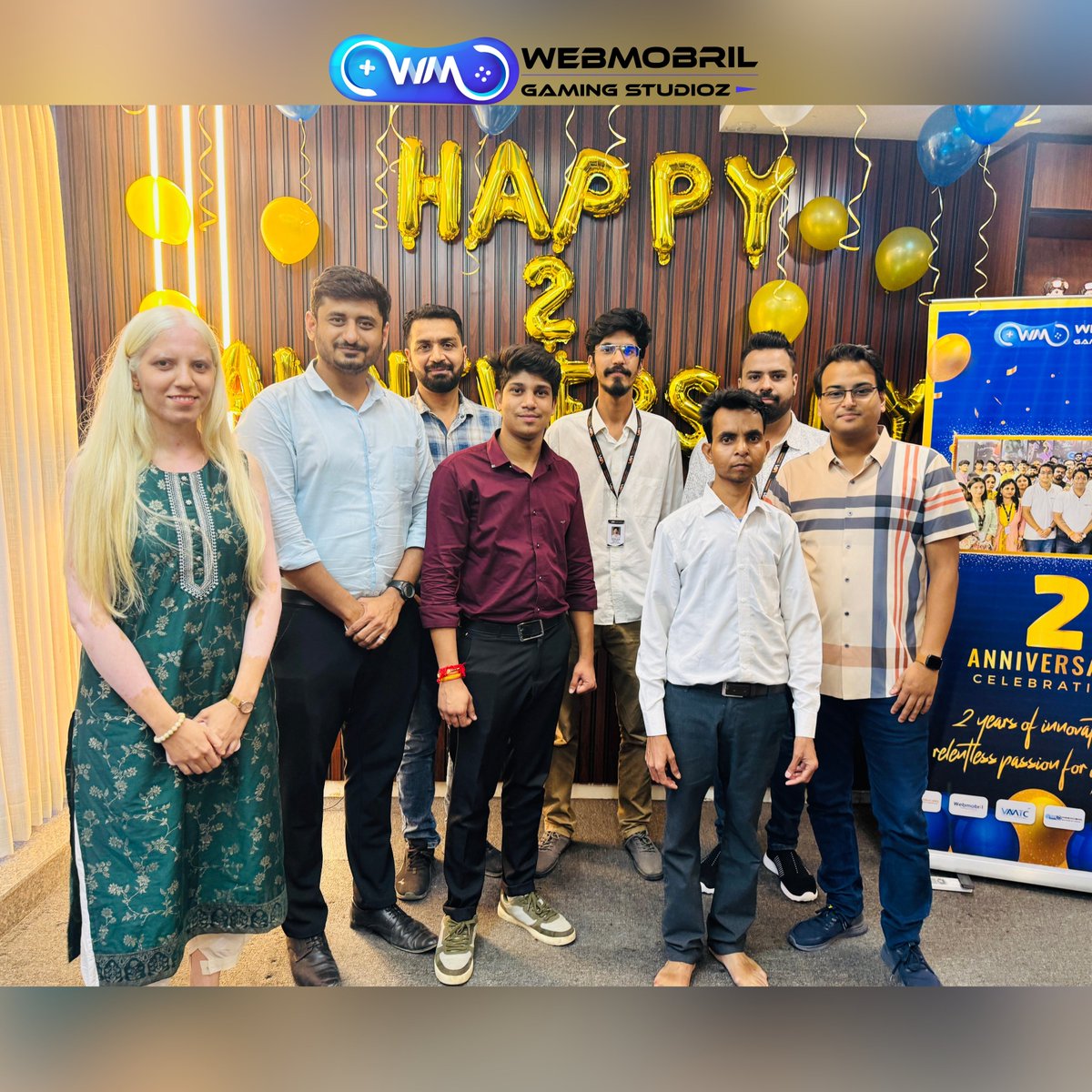 WMgamingstudioz's tweet photo. 🎉🎮 Celebrating 2 years of epic gaming at Webmobril Gaming Studioz! From leveling up to new realms, we're just getting started. Ready Player One? The next level awaits! 🚀🕹️
#2ndanniversary #gameon #unlocknewlevels #gamingjourney #epicadventures #webmobrilgamingstudioz https://t.co/jKUP3aD96Y