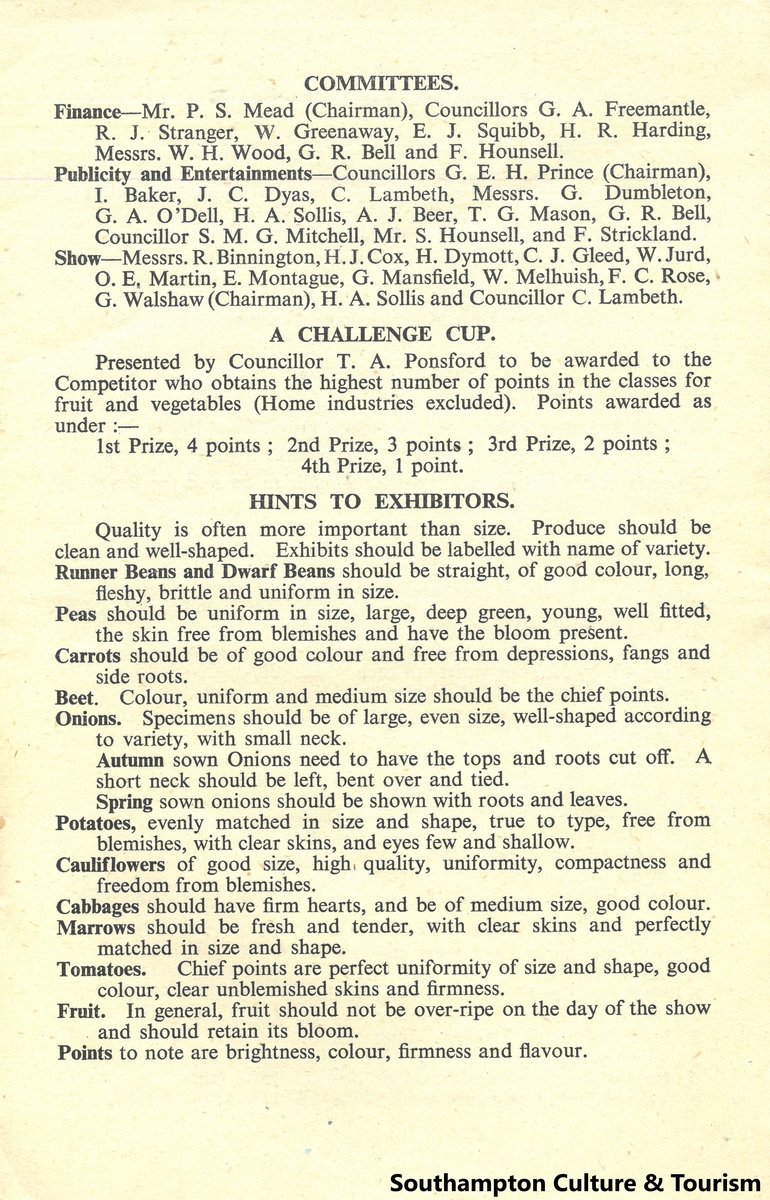 During the Second World War gardening was of vital importance to the war effort. This leaflet from our archive gives notice of a ‘Dig for Victory’ competition held in 1944 to raise money for the Red Cross and other charities #SouthamptonsWar #Southampton