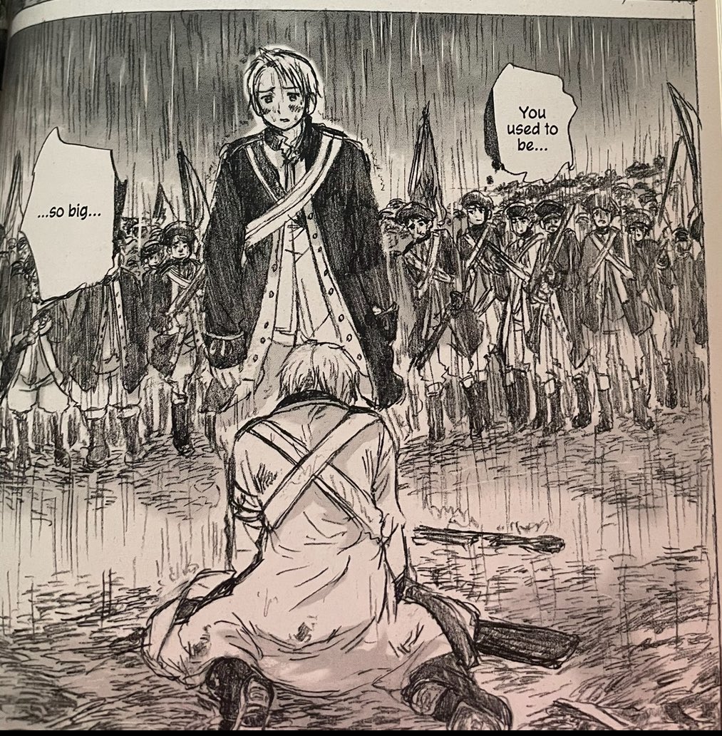 NotKuraki's tweet photo. This is how it went down

#hetalia #aphAmerica #aphEngland https://t.co/aJPl5CCylC