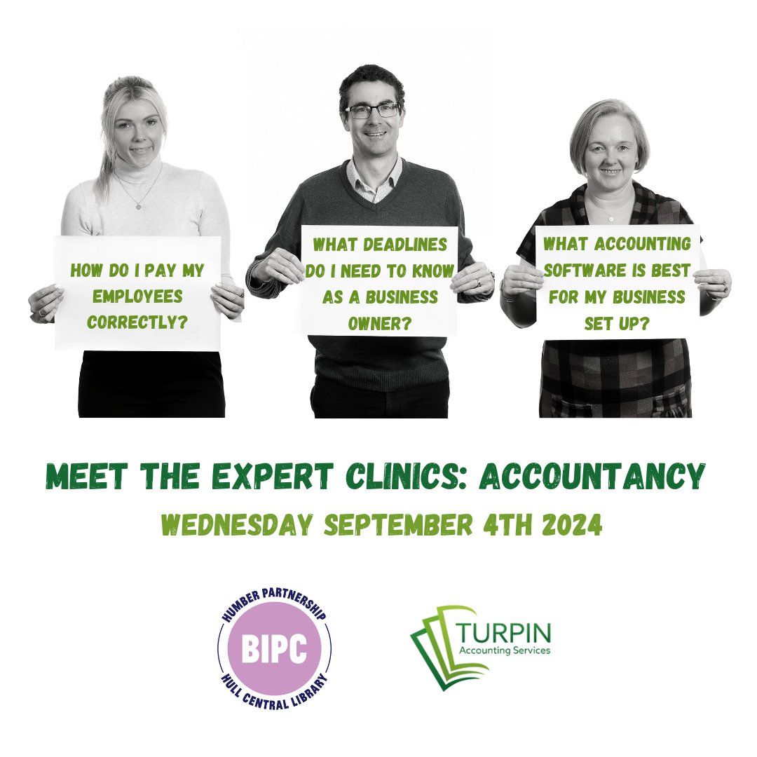 Turpin Accounting Services (@turpinaccounts) on Twitter photo ๐๐ผ Join us for our September Accounts Clinic in partnership with theย <a href="/bipchull/">BIPC Hull (Hull Libraries)</a>ย ! ๐
#AccountingClinics #BusinessGrowth #CashFlow #SoftwareSolutionsย ๐ผ๐ ๐๐ผ Join us for our September Accounts Clinic in partnership with theย <a href="/bipchull/">BIPC Hull (Hull Libraries)</a>ย ! ๐
#AccountingClinics #BusinessGrowth #CashFlow #SoftwareSolutionsย ๐ผ๐