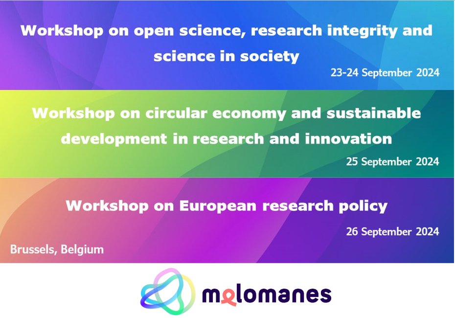 Free training opportunities!
3 workshops on Science, Society &amp; Environment from 23 to 26 September in Brussels
🔬 Are you an early-career researcher?
🌍 Do you wish to understand better the links between science, society &amp; the environment?
👉 Join us at 1 (or more) workshop(s).