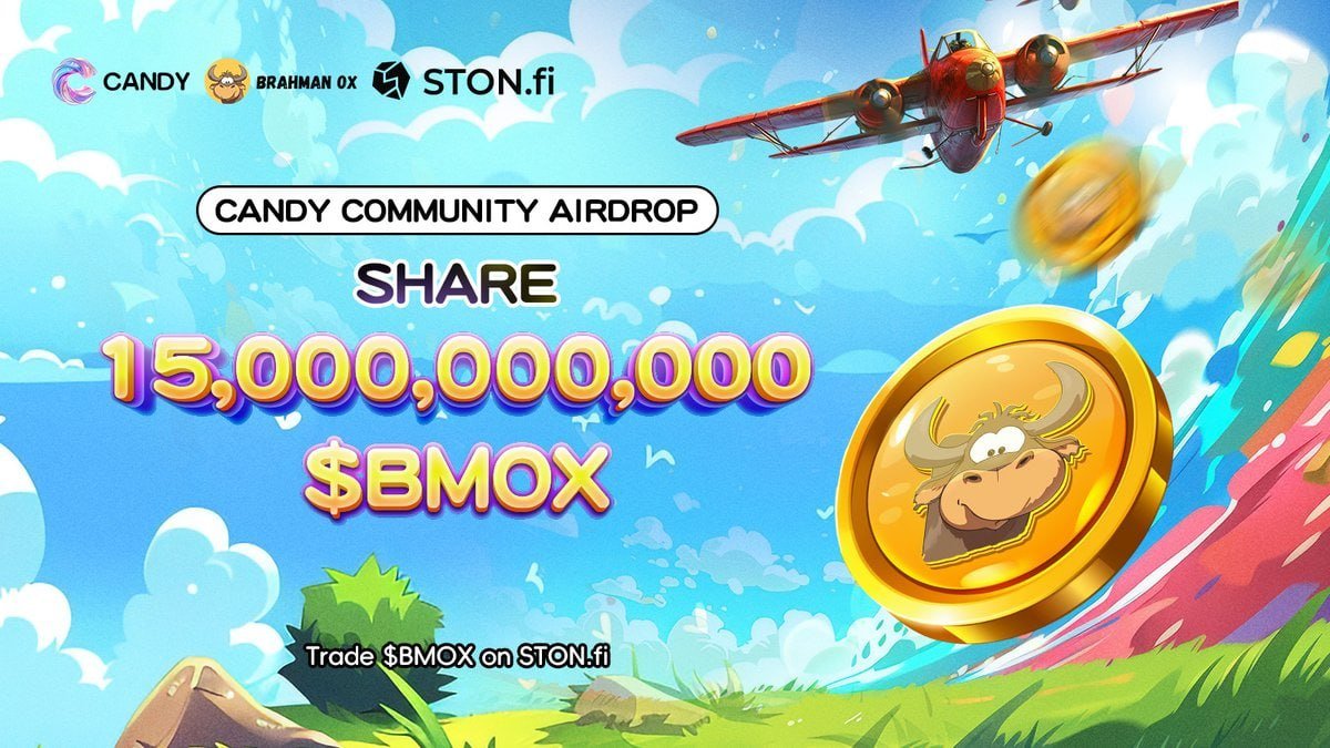 New #airdrop: BrahmanOX (New &amp; Listed on Ston Exchange)
Reward: 25,000,000 BMOX (~$3) 
Market: StonExchange
Distribution date: October 4th 

🔗Airdrop Link: t.me/BrahmanOXNewAi…

1: The top 100 referrals will each get more BMOX tokens
2: Rewards will be distributed to winner