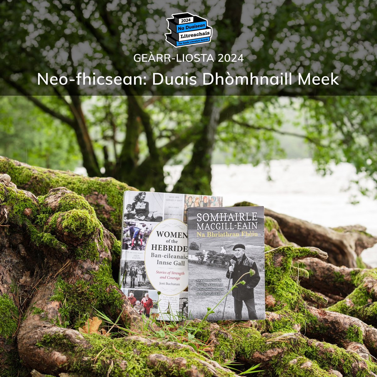 Airson rudeigin ùr ionnsachadh?
Leugh Geàrr-liosta Duais Dhòmhnaill Meek airson an Leabhar Neo-fhicsein as Fheàrr 2024!

Want to learn something new? 
Read the Shortlist for The Donald Meek Award for Best Non-fiction Book 2024! 

#DuaisLit24 #Gàidhlig 
gaelicbooks.org/product-catego…