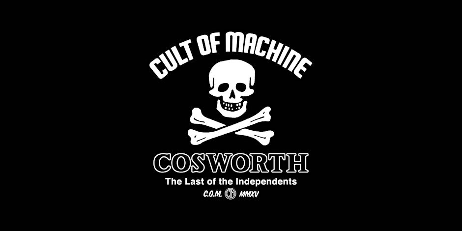 Cosworth's tweet photo. Join us on Friday August 30th at The Bowl in Bedford, UK, for a night of celebration, innovation and style as Cosworth and Cult of Machine debut the 'Last Of The Independents' collection.

Get your tickets here https://t.co/2LdAyCvbBt

#Cosworth #CultOfMachine #CaffeineAndMachine https://t.co/W7SIlCMSw7