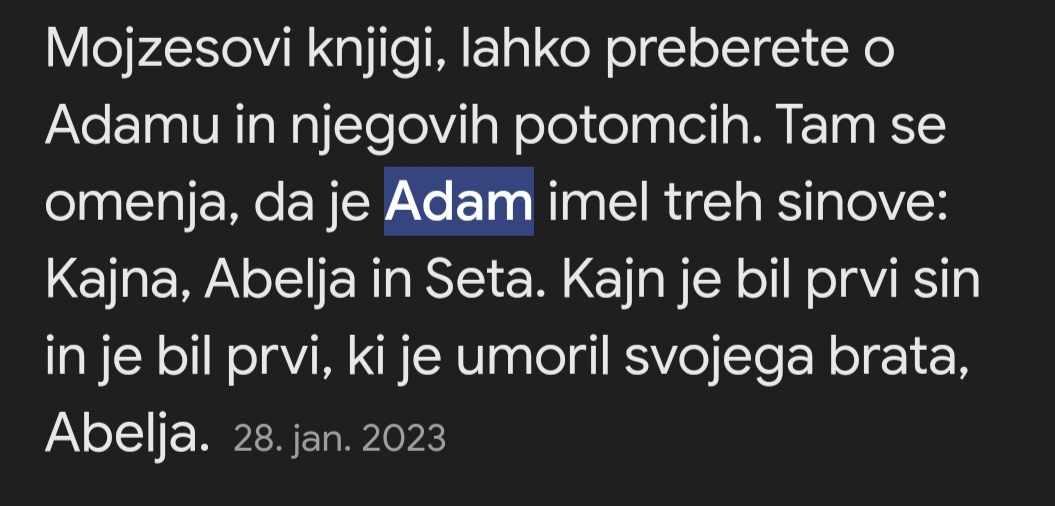 IgorVeliki68's tweet photo. Če sta imela pravljični bitji Adam in Eva tri sinove, kako so se pa potem naprej razmnoževali? https://t.co/1E47hwoxWM