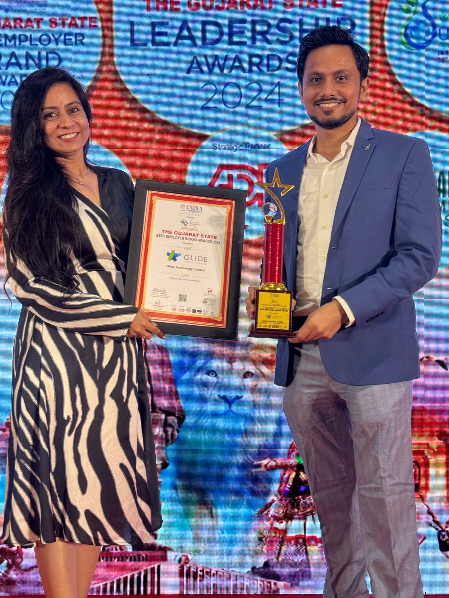 glidemtech's tweet image. Celebrating Excellence in Employer Branding! 🚀

We are thrilled to announce that #GlideTechnology has been honoured with the Gujarat State Best Employer Brand Award at the 19th #BestEmployer Brand Awards Event in #Ahmedabad  🏆

About our #WorkCulture - glidemtech.com/careers/