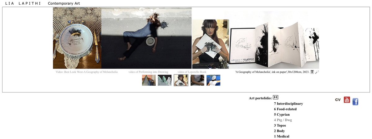 Is it essential for artists to have a personal website in 2024, there are so many social media platforms out there that connect with bigger audiences? Call me old-fashioned, here’s my website with a new category; painting / drawing [ptng/dwng] lialapithi.com <a href="/LiaLapithi/">Lia Lapithi</a>