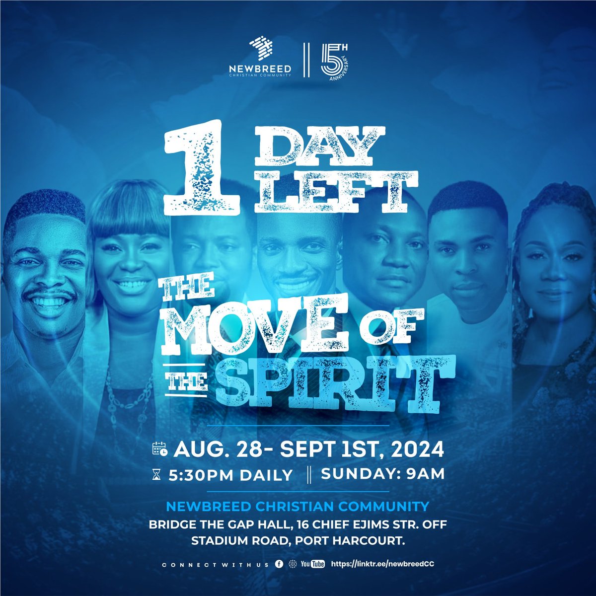 newbreedccng's tweet photo. Our Anniversary Conference starts tommorow and we are barely 24 hours away from the #MoveofTheSpirit๐ฅ
Its #TriviaTuesday...Let's see how well you know our churchโs history? ๐
Type your answers, screenshot them and post them in the comments section...let's go ๐๐
#NewbreedCC https://t.co/D80iePIanT