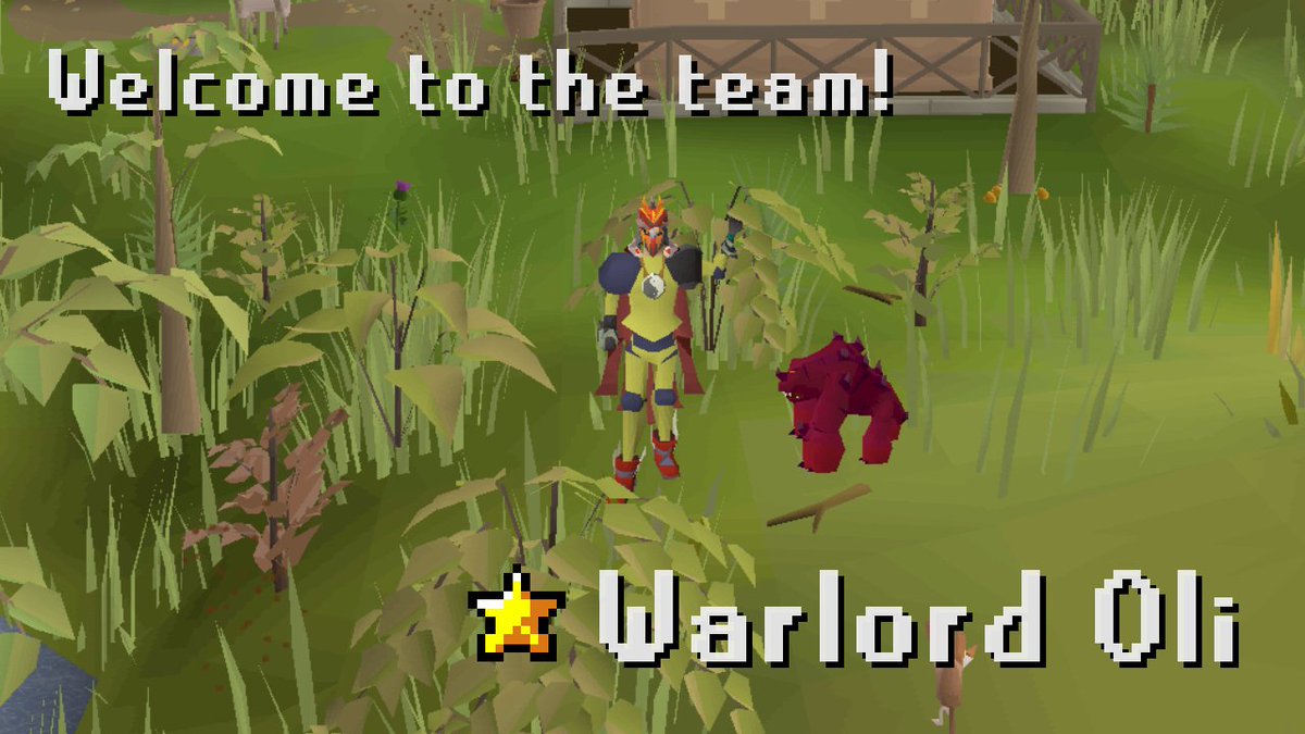 We're pleased to announce the new additions to our staff team! <a href="/DaBurgOSRS/">DaBurg</a> + <a href="/Rex_Daily_OSRS/">Rex</a> as Events Coordinators, a little sad as Applications Administrator and <a href="/OsrsWarlord/">WarlordOSRS</a> as Rank-up Administrator. We're confident they'll excel in their roles. Welcome and congratulations! ⭐️