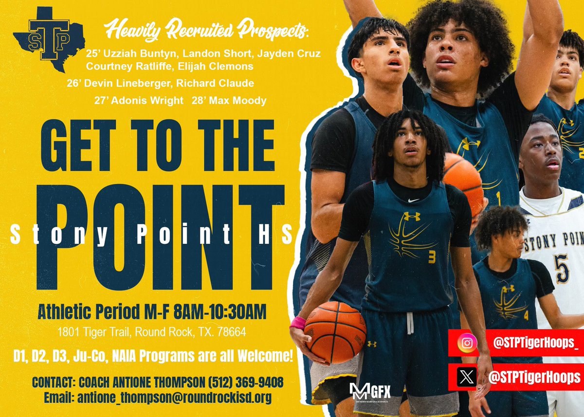 STPTigerHoops's tweet image. 💎 Scholar Athletes with high character, basketball IQ, and invested in their community! Get to the Point‼️🐅🏀 
#highschoolbasketball #memorymarcusgfx @Tabchoops @iFilmHoopers @GASOTim @TweetsbyCoachP @CoachToine_24 @coachpb10 @coachMLSaunders @CoachDallas_BMR @devonmike