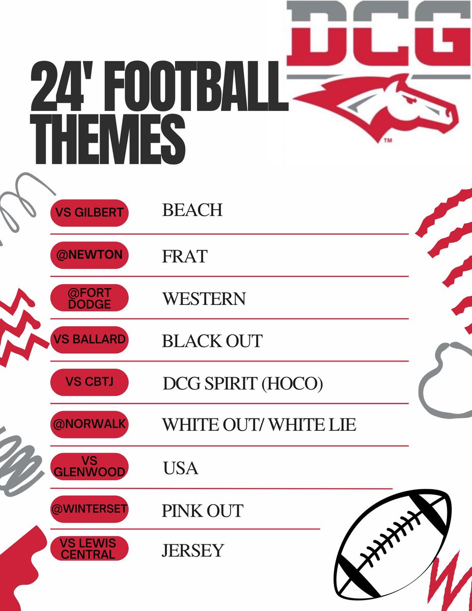 dcgstdntsection's tweet image. MUSTANG FANS‼️‼️‼️‼️ IT’S TIME😈FOOTBALL SEASON IS BACK 🤩 here are the themes for the ‘24 season! Get ready for new chants and to be loud!