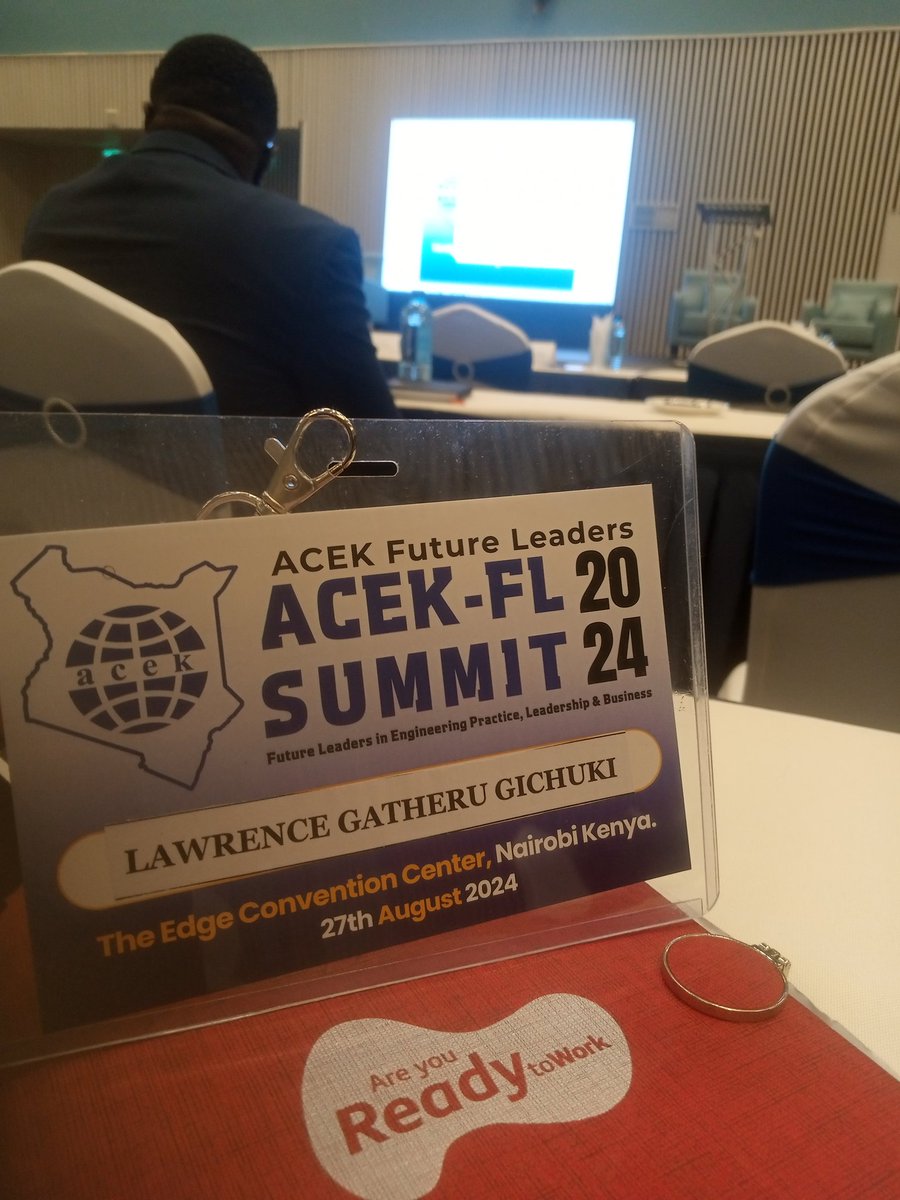 In attendance for the 3rd Annual ACEK confrence. The Edge Convention Center, Nairobi Kenya.
#ACEKConfrence2024
