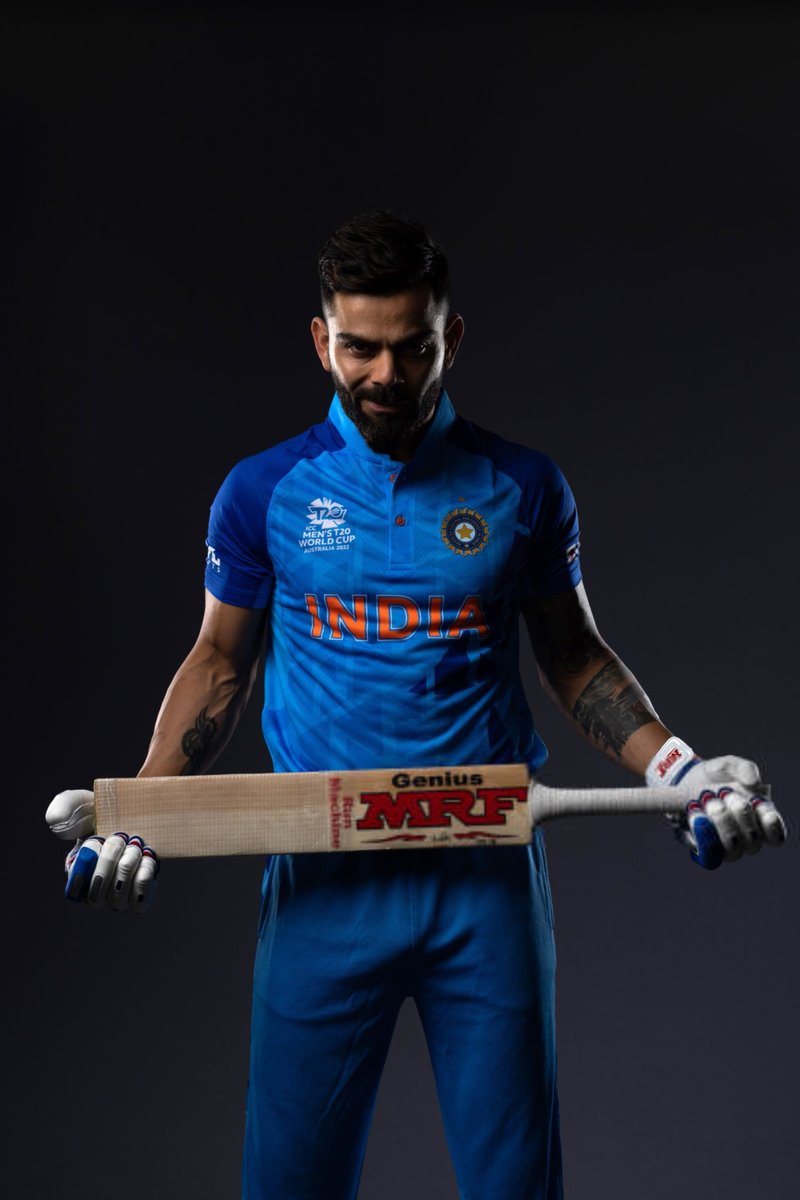 Cricketracker's tweet photo. Cricketers and their Anime Crossovers:

We'll start with Virat Kohli x Eren Yeager from Attack on Titan