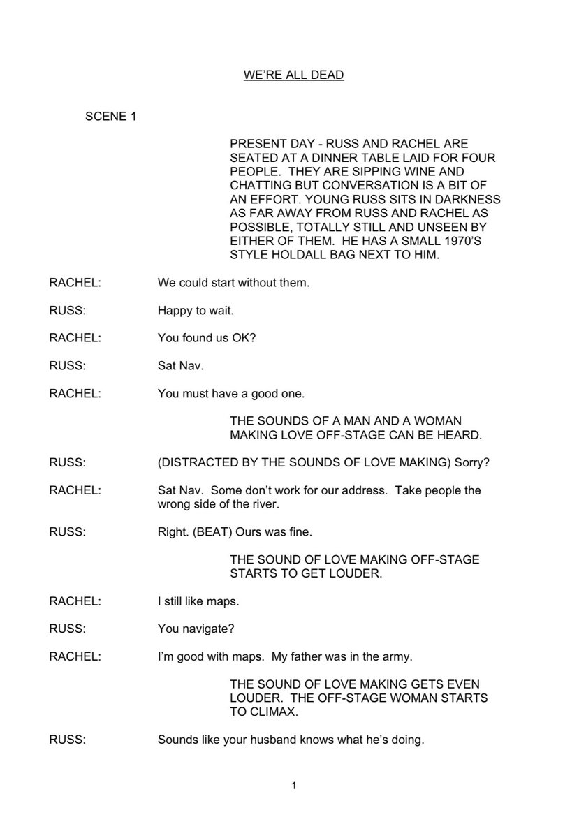 I recently saw <a href="/johncrayment/">John Rayment</a> give a great performance in <a href="/TimelessPlay/">TimelessPlay</a> at <a href="/edfringe/">Edinburgh Festival Fringe</a>  A Facebook memory has today reminded of another super performance of his back in 2019 - in my play WE’RE ALL DEAD when he met his 19-year old self!

#theatre #newwriting 

lazybeescripts.co.uk/Scripts/script…