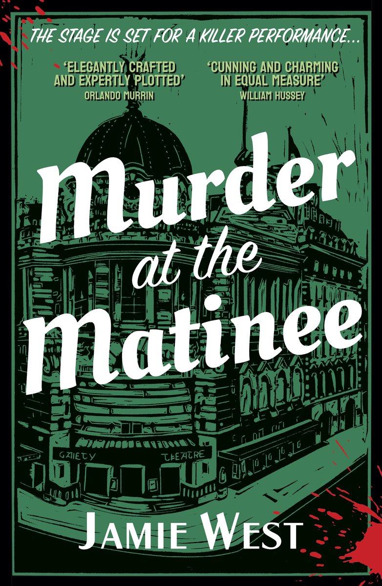 📖 HAPPY PUBLICATION DAY to Jamie West <a href="/jamiewestauthor/">Jamie West</a> with ‘Murder at the Matinee’!