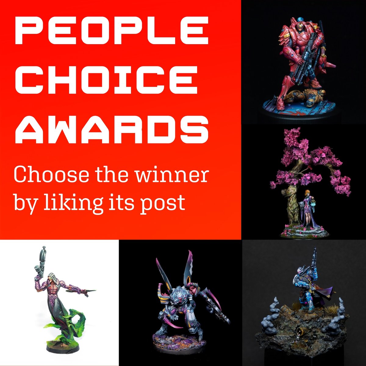 InfinityTheGame's tweet photo. The people choice awards is a contest where the audience chooses the winner.
We individual posts for each one of the participants. You only need to 'like' your favorite one to help it win:
https://t.co/6hg7QY3ujc
#InfinityUniverse #InfinityPaintContest https://t.co/Uenxy5J2ek