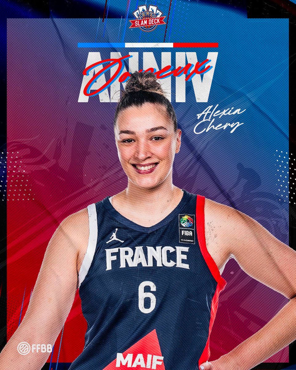 SlamDeck's tweet photo. 🎂 Double anniversaire aujourd'hui pour nos vice-championnes olympiques, @Alexia_seven & Janelle Salaün !
#Slamdeck #France #Basket https://t.co/GISLtngda7