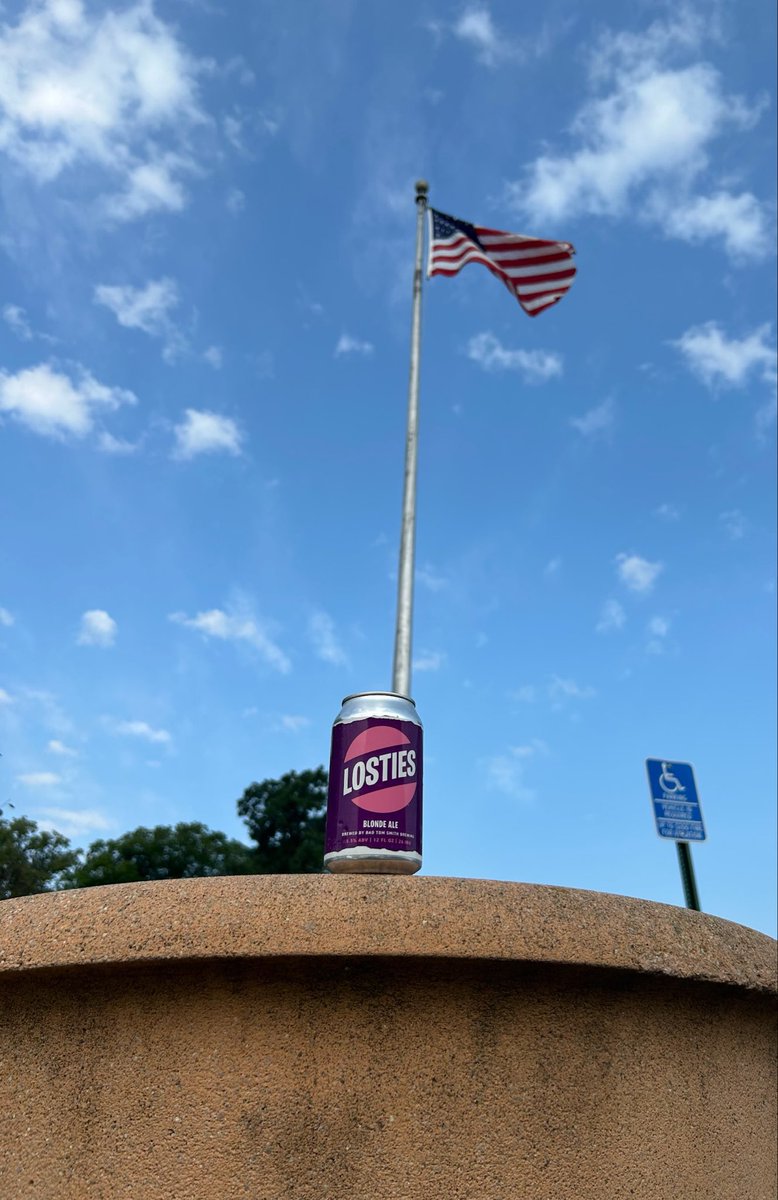 blonde ale with a side of stars and stripes