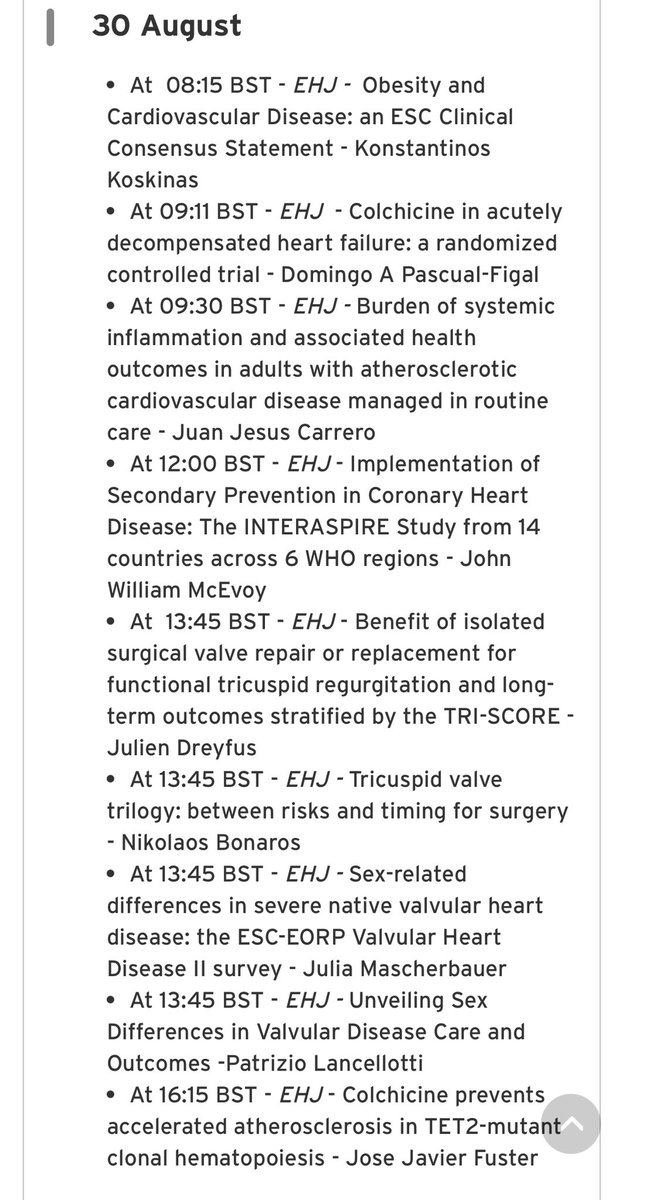 ValleAlfonso's tweet photo. 📖Time to read!👇

Simultaneous Publications at ESC Congress 2024 @escardio 
🖇️ https://t.co/mUfKLMcDo3 https://t.co/F2IQL8Byeh