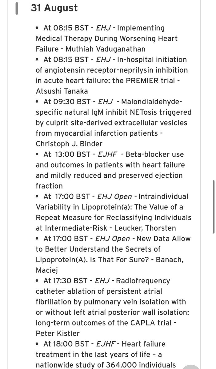 ValleAlfonso's tweet photo. 📖Time to read!👇

Simultaneous Publications at ESC Congress 2024 @escardio 
🖇️ https://t.co/mUfKLMcDo3 https://t.co/F2IQL8Byeh