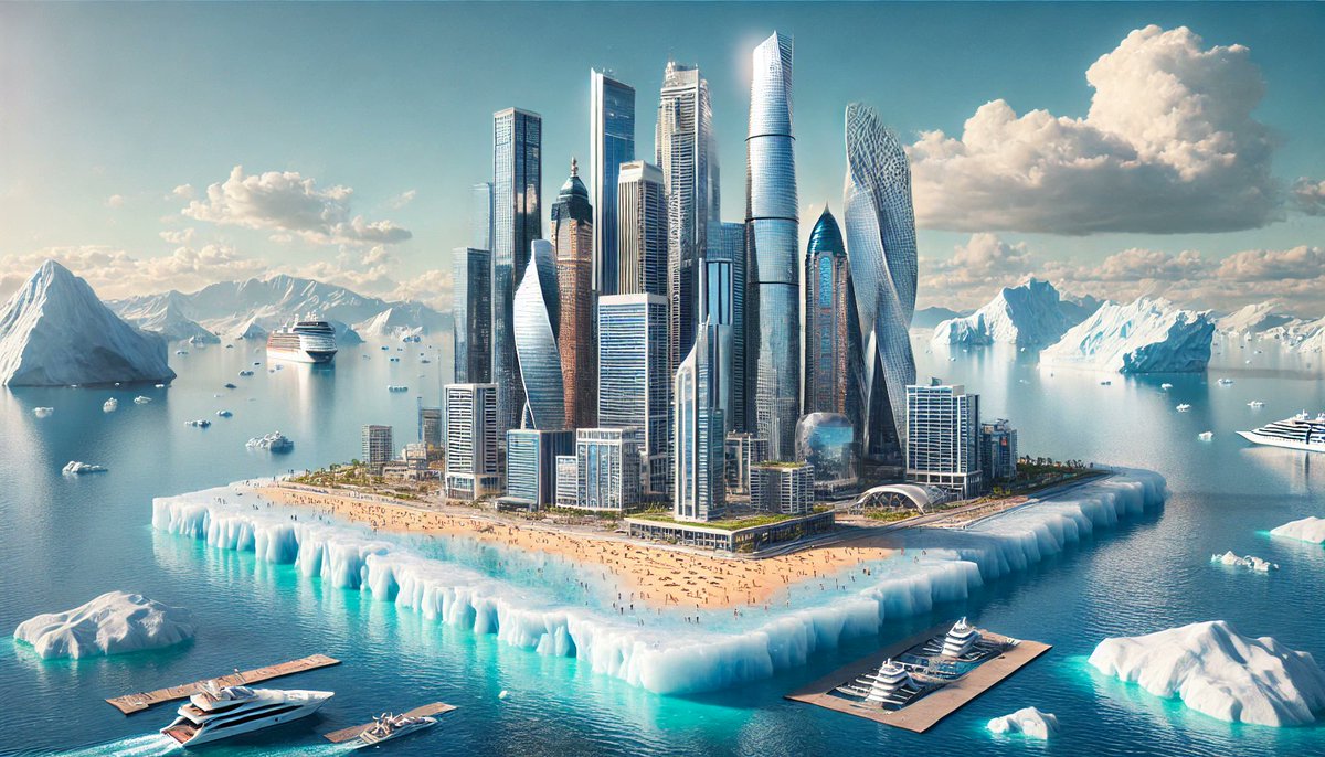 Anatoly Karlin π§²π― (@powerfultakes) on Twitter photo ICESTEADS
Interesting idea from <a href="/RokoMijic/">Roko ππ€π°</a> - instead of traditional seasteading approaches, capture an iceberg, insulate it, and build on top. It can then be sailed to where you want over a few years and anchored to the sea bottom.
Should last 1,000s years and cost $20M/km2. ICESTEADS
Interesting idea from <a href="/RokoMijic/">Roko ππ€π°</a> - instead of traditional seasteading approaches, capture an iceberg, insulate it, and build on top. It can then be sailed to where you want over a few years and anchored to the sea bottom.
Should last 1,000s years and cost $20M/km2.