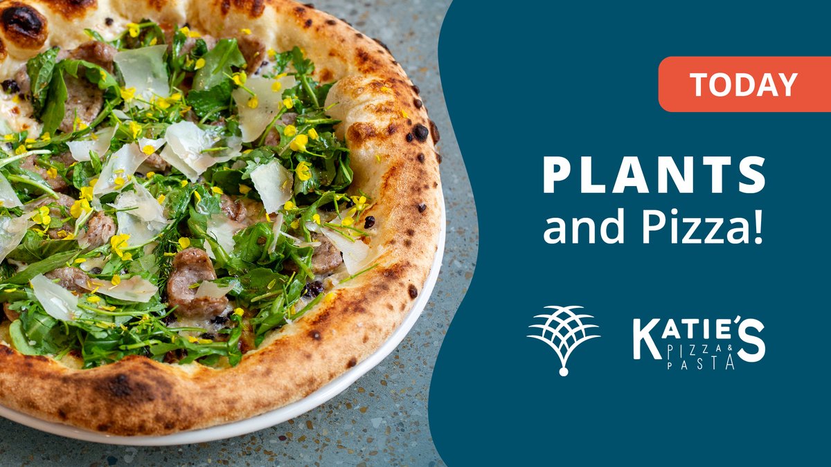 Want to feed yourself while helping to feed the world? 🍕 Order lunch, dinner, takeout, or catering today at any @katiepizzapasta for Giveback Tuesday! Dining today directly benefits the Center’s 2024 Party with the Plants fundraiser. #givebacktuesday #PartywiththePlants