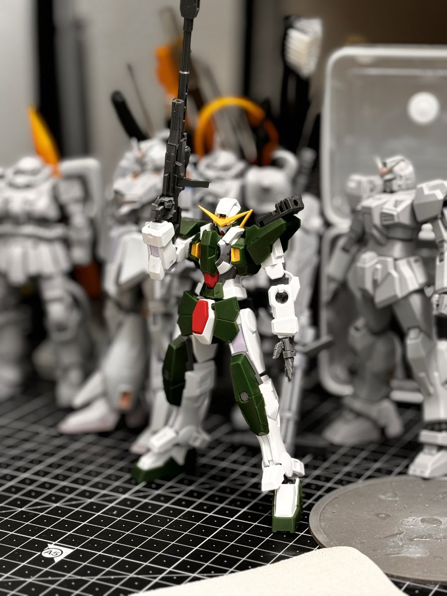 root3p's tweet image. HG OO Gundam Dynames hand…