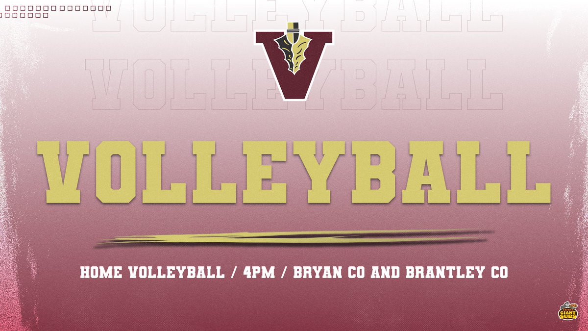 VidaliaAthleti1's tweet photo. 4:00pm JV - Brantley v. Vidalia

5:00pm V - Brantley v. Vidalia

6:00pm V - Brantley v. Bryan

7:00pm V - Bryan v. Vidalia https://t.co/3Knk3AGcTp