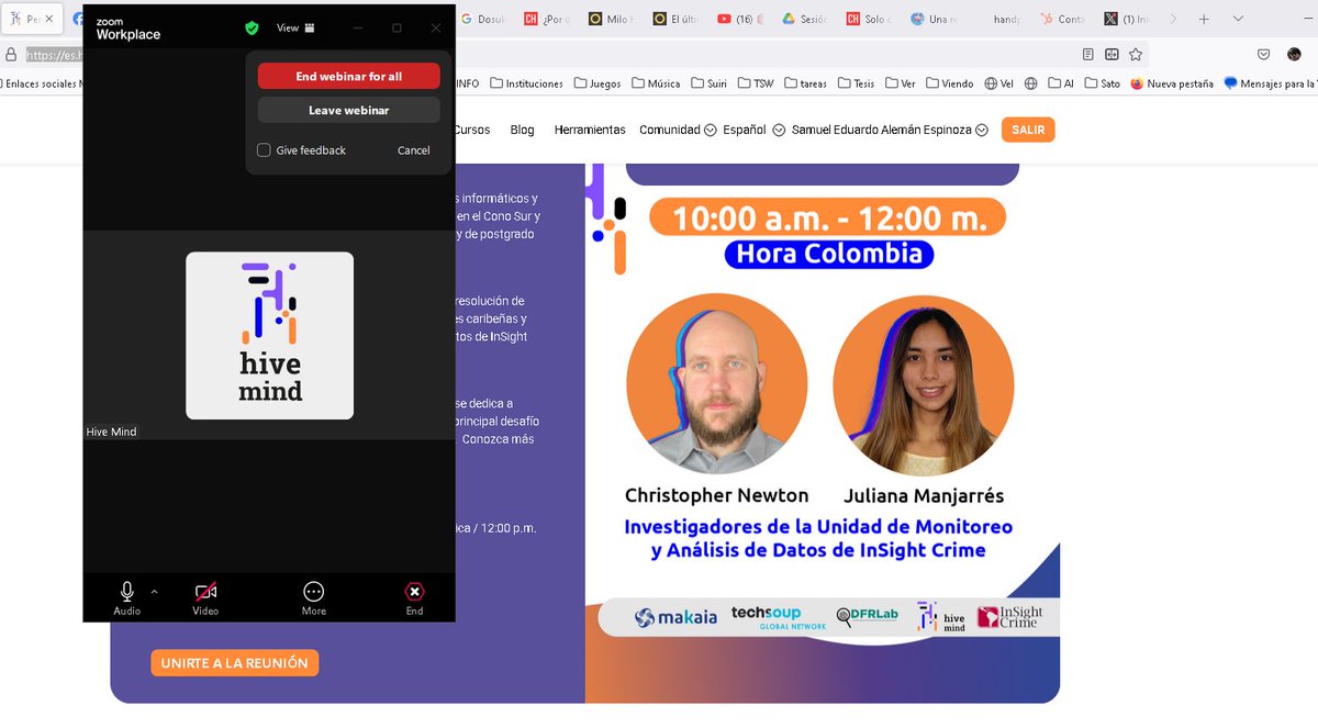 Curso: Periodismo investigativo basado en datos como herramienta para contrarrestar la desinformación

es.hive-mind.community/trainings/485

Viernes 30 de agosto de 2024 
⏱ 10:00 a.m. Colombia, Perú, Panamá / 9:00 a.m. Costa Rica / 12:00 p.m. Argentina. 
✅ Duración: 2 horas