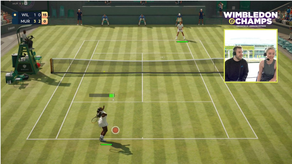Wimbledon's tweet photo. 📺 @AuzioMF &amp; @ShaunaGames battling it out live from Wimbledon

Tune in now https://t.co/xRGAoet4l4 🔴 https://t.co/OW77YbLy0V