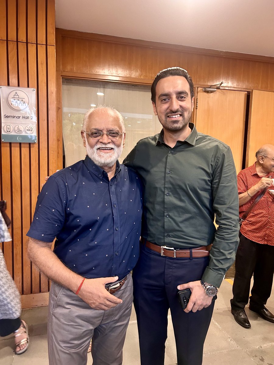 With #TheBook #Uprising; #Author #NeeleshKulkarni &amp; #ThePodcaster <a href="/mubaraksandhu/">Mubarak Sandhu</a> ⁦<a href="/IIC_Delhi/">India International Centre(Official Account)</a>⁩