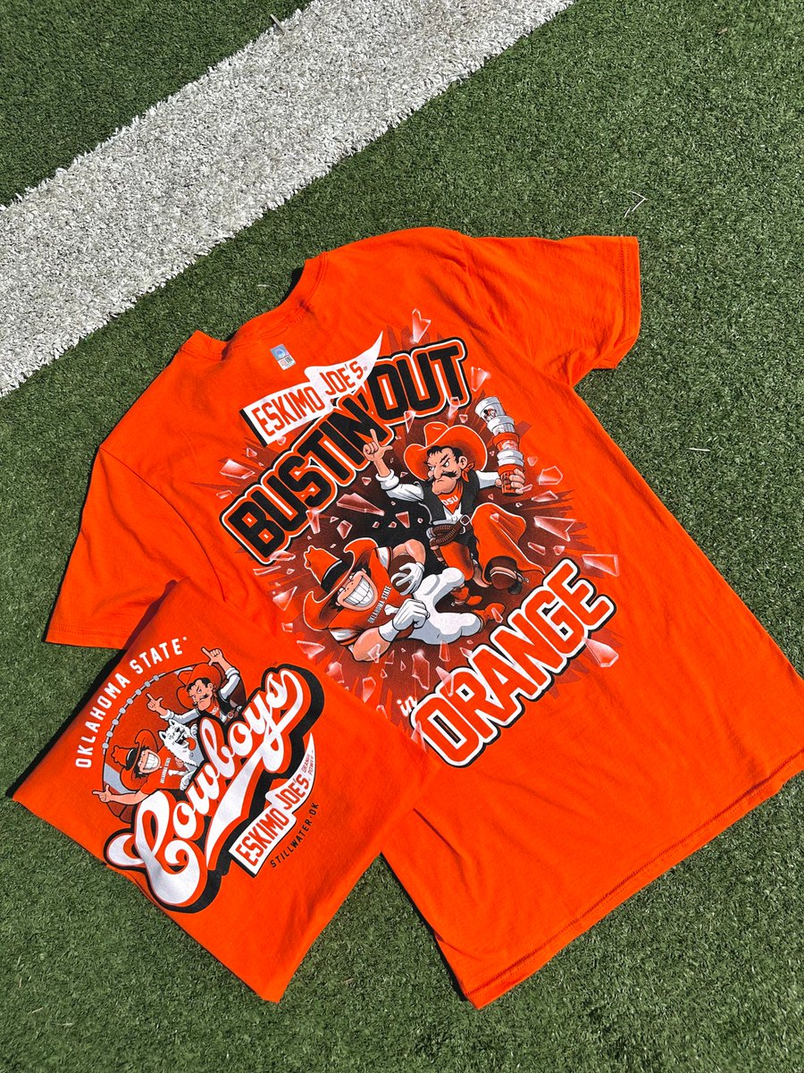 OSUGear's tweet image. T-Shirt Tuesday!

Comment &amp;amp; RT for a chance to win an @eskimojoes shirt. #GoPokes #okstate 

🔗bit.ly/477pant