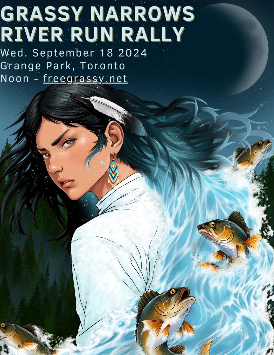 📢📢📢 LOCATION ANNOUNCEMENT 📢📢📢

JOIN the  #RiverRun2024 
WHEN: Wednesday September 18th at noon
WHERE: Grange Park in Toronto (behind the AGO) 

RSVP 👇ASAP 👇 
freegrassy.net/grassy-narrows…

#FreeGrassy #GrassyNarrows