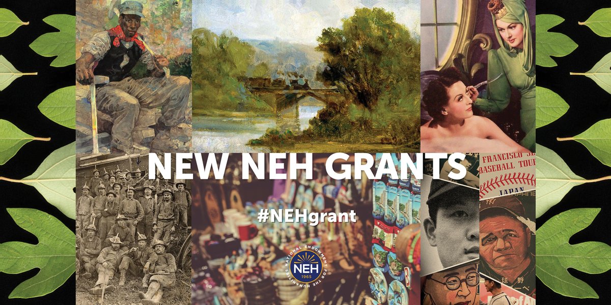 New NEH grants! <a href="/NEHgov/">National Endowment for the Humanities</a> awards $37.5 million for 240 humanities projects nationwide.

Grants will support the creation of centers for AI research, new nonfiction books, documentaries, podcasts, exhibitions, summer programs for teachers &amp; more! tinyurl.com/sbuk2f7m 

#NEHgrant