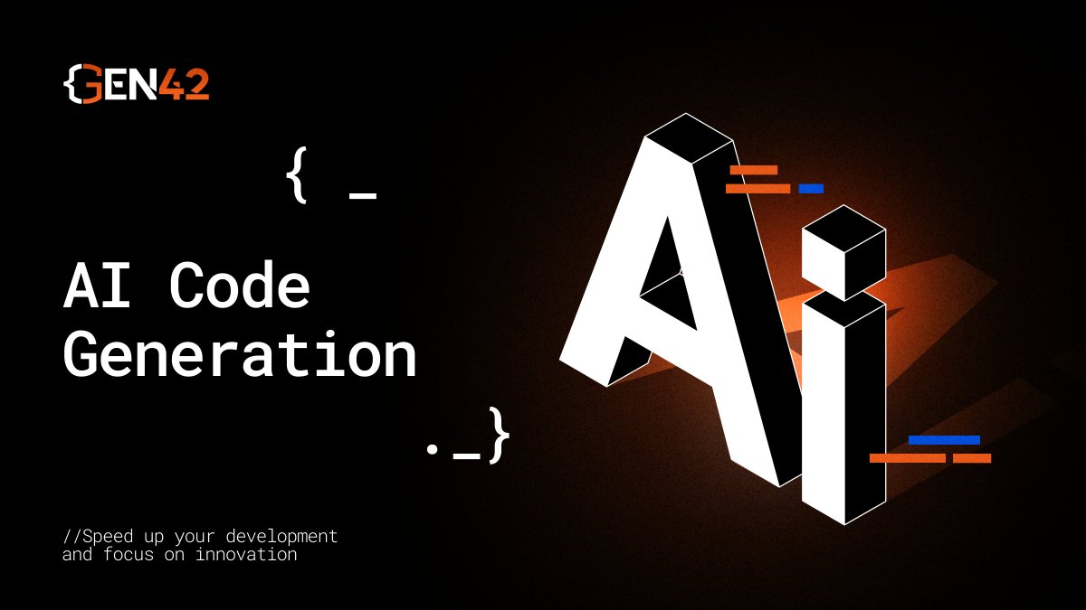 Our AI-powered code generating assistant immediately turns basic prompts into useful code snippets 👏

😎 Speed up your development and focus on innovation 👉 gen42.ai/en

#coding #GEN42 #AI #aicoding #codegeneration