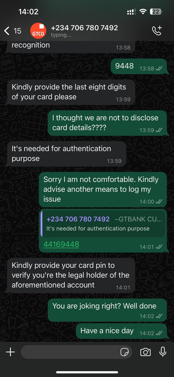sp09800's tweet photo. @gtbank is this normal? Please see attached. That’s from GTbank help https://t.co/nrGTJu7ML0