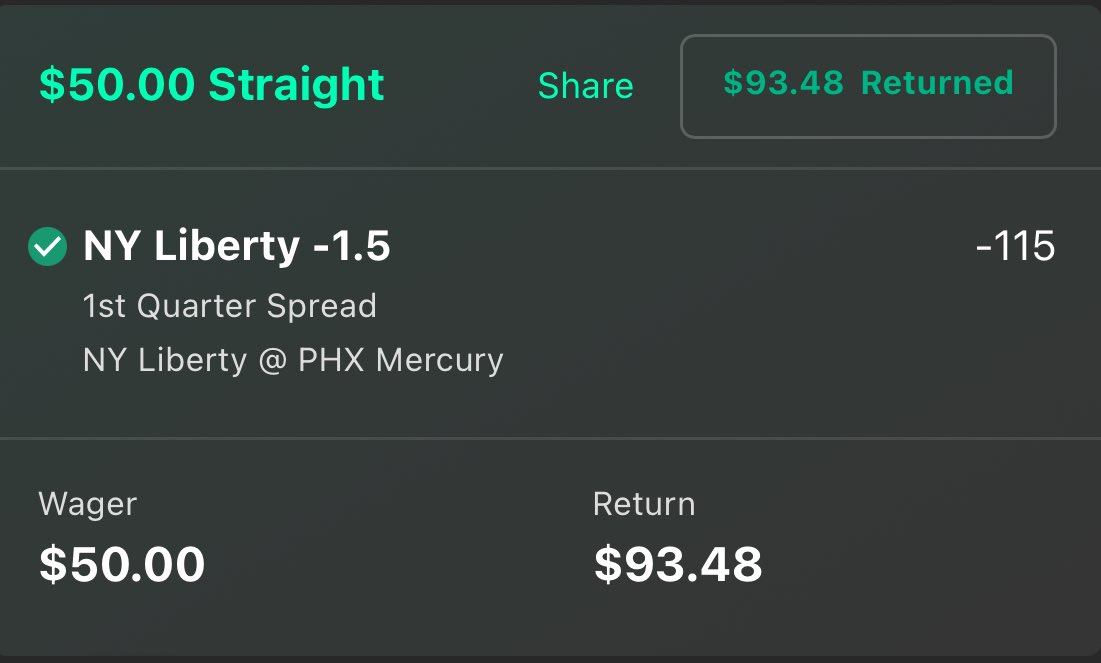 919Sharps's tweet photo. @SmoovesLocks stays HOT🔥
Yesterday we cashed…
Bobby/Judge Hit Builder✅💰
Cruz o1.5 HRR✅💰
Rhyne Howard o2.5 3’s✅💰
Liberty 1Q -1.5✅💰

Brings us to 10-3 Last 13 WNBA Straight bets since ASB👀 https://t.co/6tJWkVs4XD