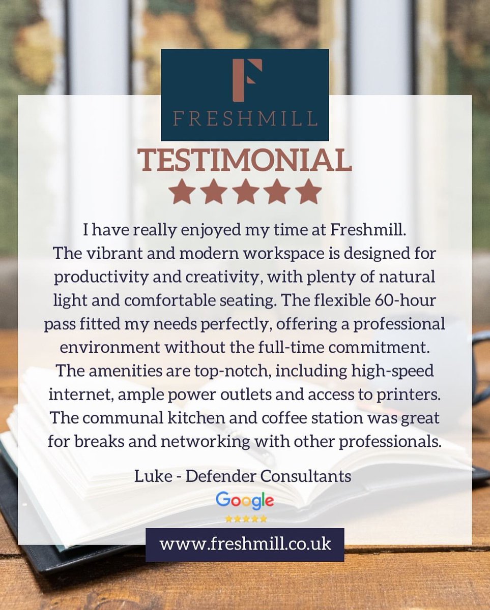It’s fantastic to gain such feedback💙

If you are looking for a coworking space with meeting rooms please do not hesitate to contact our team 📞 01444 224 400

#freshmillhaywardsheath #officegoals #workplacewellbeing #joinourcommunity #coworking #haywardsheath #westsussex