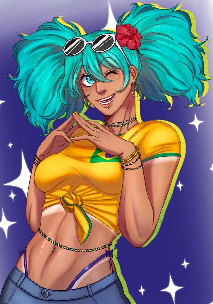cursed_crisuk's tweet photo. Микуша из нового тренда😋
#MikuHatsune #BrazilianMiku https://t.co/HES50wj6fs