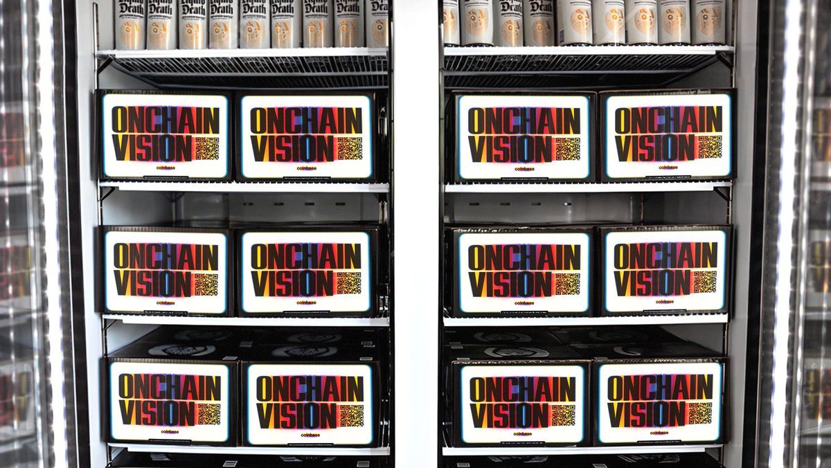 Remember those 500,000 little <a href="/LiquidDeath/">Liquid Death</a> billboards we bought?
 
Here’s what we used them for: bringing the world of onchain creativity to the masses while they shop for groceries.