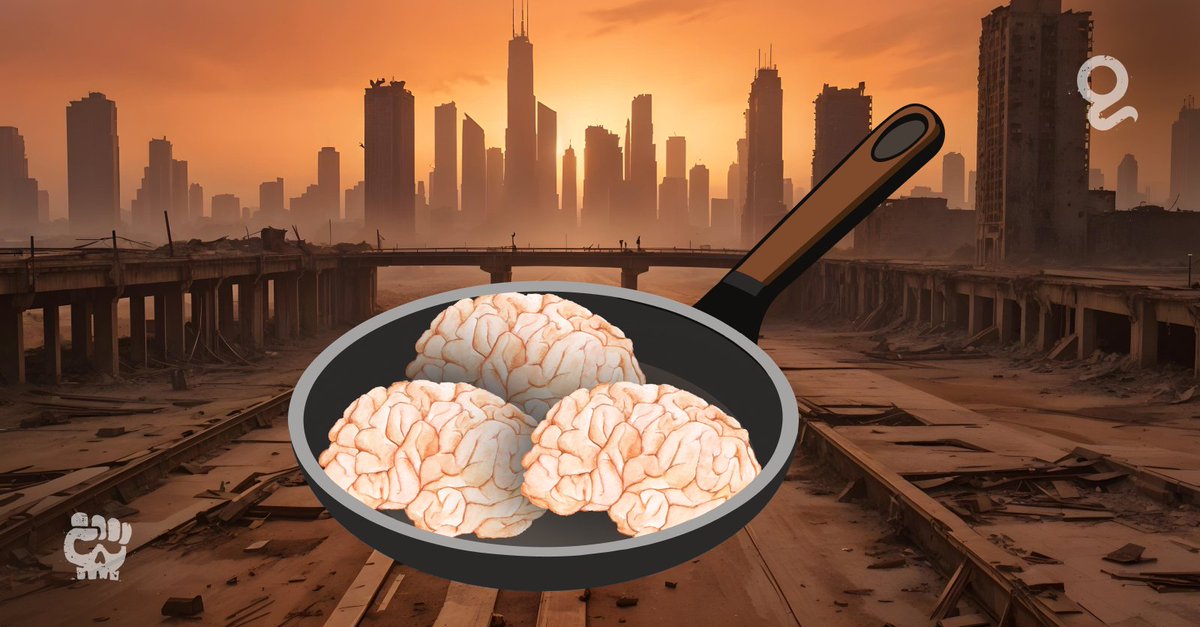 How are your brains... fried yet?! 🧠🍳🧠

Keep on feeding them... it’s a race to the finish! 

The end of our first week collab with <a href="/cyber_zombi_bot/">Zombi.bot</a>  is looming. 

Celebrate and continue slaying 💪

PLAY NOW - bit.ly/470AWA9