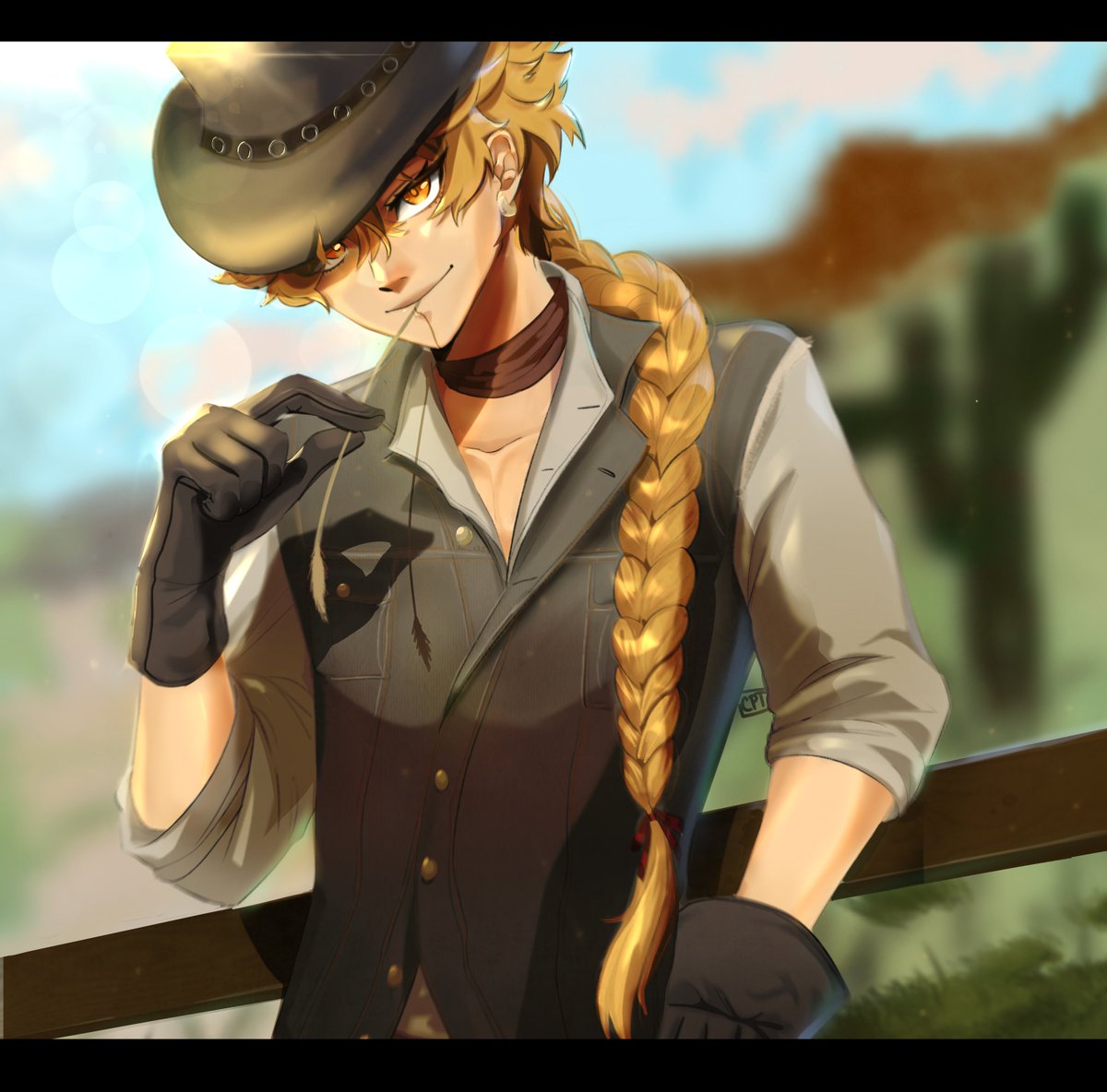Cptkou1's tweet image. #aether_week2024 day 2... I wanna be a cowboy baby!