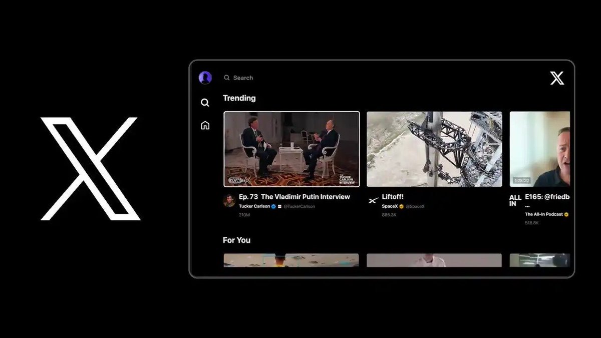 MarioNawfal's tweet photo. 🚨𝕏 TO LAUNCH ITS OWN SMART TV APP

The upcoming 𝕏 Smart TV app will allow users to watch long-form videos on their smart TVs, providing a more immersive experience.

The 𝕏 Smart TV app will feature a user interface similar to YouTube, with sections like "Trending" and "For You."

It will also include enhanced video search options and the ability to cast from mobile devices to larger screens.

The 𝕏 Smart TV app is expected to be available on most smart TVs, including those from Samsung and Amazon, though a release date is not yet announced.

Source: SamMobile, Android Central, TheWrap